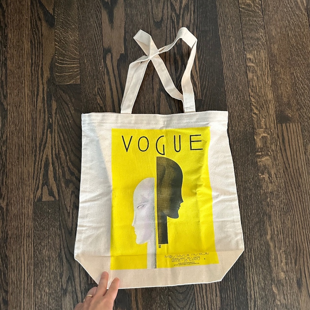 NEW! VOGUE Canvas Tote Bag